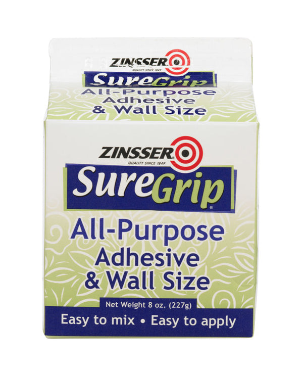 Rust-Oleum Zinsser 62008 SureGrip All-Purpose Adhesive and Wall Size, 8 oz