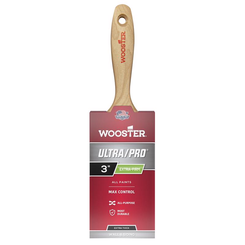 Wooster Brush 4156-3 Ultra/Pro Extra-Firm Jaguar Wall Paintbrush, 3-Inch