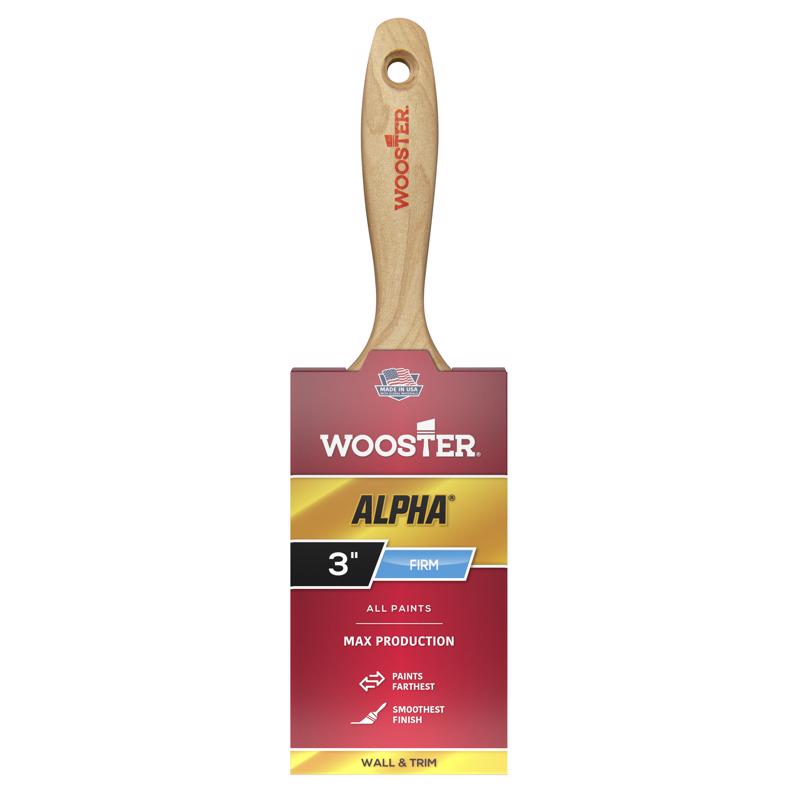 Wooster 4233-3 Alpha Paintbrush, 3-Inch, 3 Inch, No Color