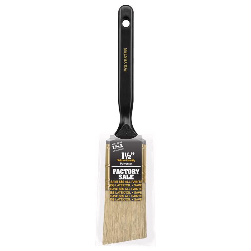Wooster Brush 1/2 P3970-1.5 1-1/2IN P3970-1-1/2 Factory Sale Polyester Angle Sash Paintbrush, 1-1/2-Inch