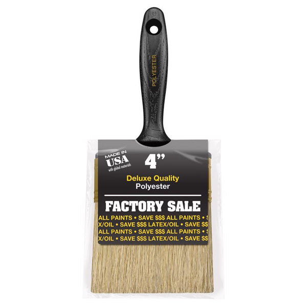 Wooster Brush 4IN P3974-4 Factory Sale Polyester Paintbrush, 4-Inch, 4 Inch