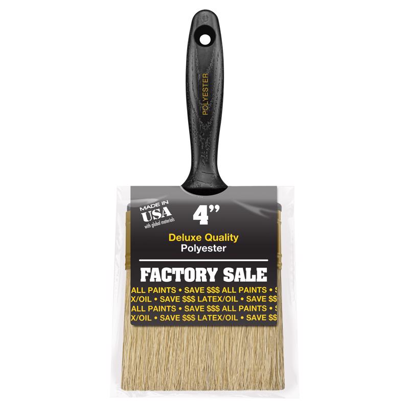 Wooster Brush 4IN P3974-4 Factory Sale Polyester Paintbrush, 4-Inch, 4 Inch
