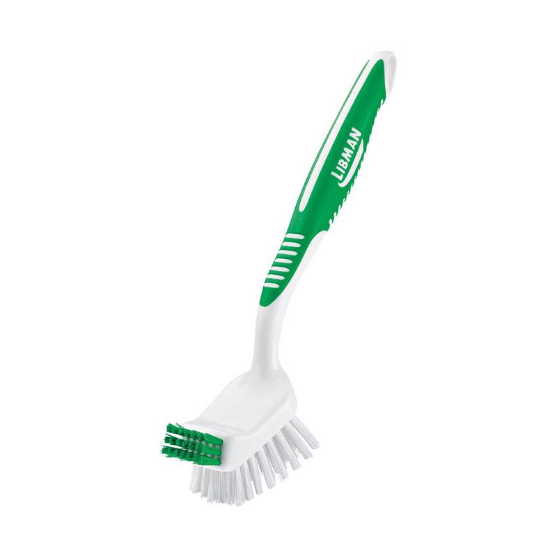 Libman 1042 Big Job Kitchen Brush with Built-In Scraper