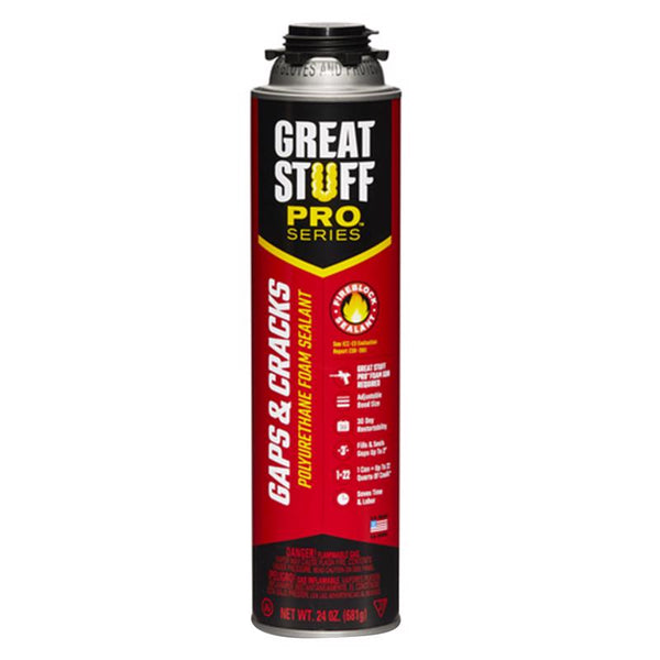 Dow Chemical Co. GREAT STUFF PRO Gaps & Cracks 24 oz Insulating Foam Sealant, Orange 341557