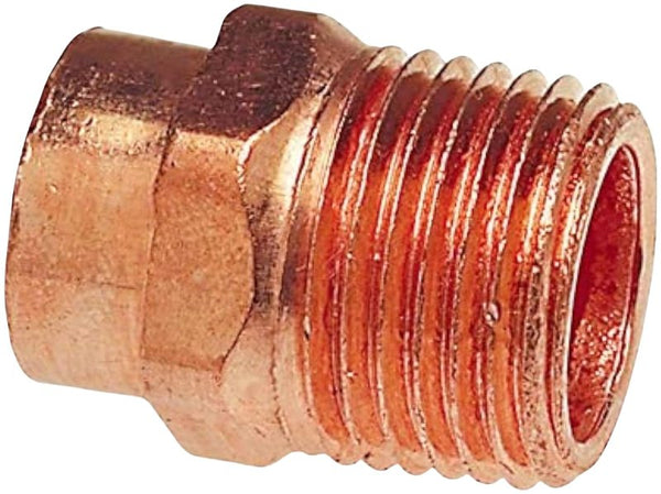 Nibco ElkhartElkhart 80310CP Elkhart #80005 10 Pk 1/2" Mip Adapter, 0.5 Inch