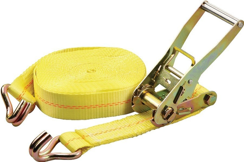 MINTCRAFT FH64072 ProSource Ratchet Tie Down, 3333 Lb, 40 Ft L X 2 in W, Polyester