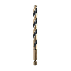 Dewalt DWA5021 heavy-duty HSS drill bit, 21/64 in, black and gold