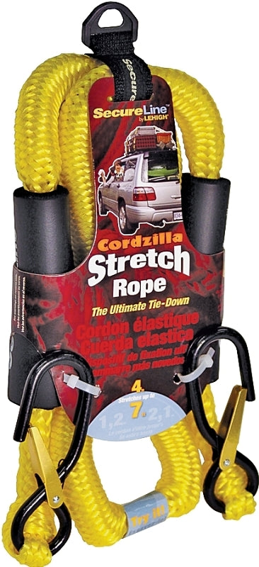 Crawford-Lehigh CZB4 Stretch Rope, 4-Feet, Yellow