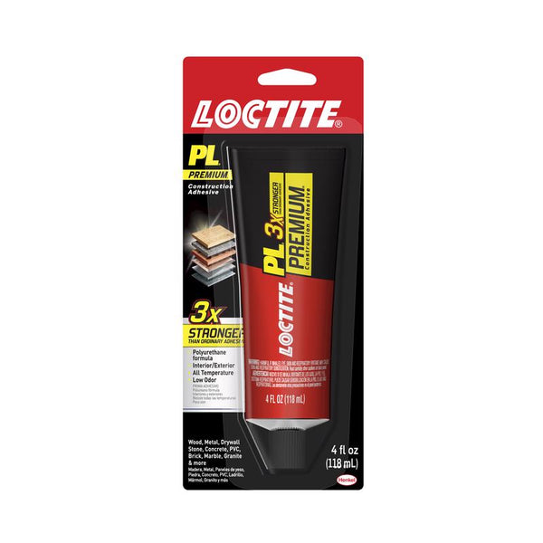 Loctite PL Premium Polyurethane Construction Adhesive 4-Ounce Tube (1451588)