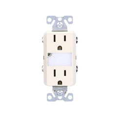 Eaton TR7734LA-KB-L Duplex Wall Outlet, Light Almond