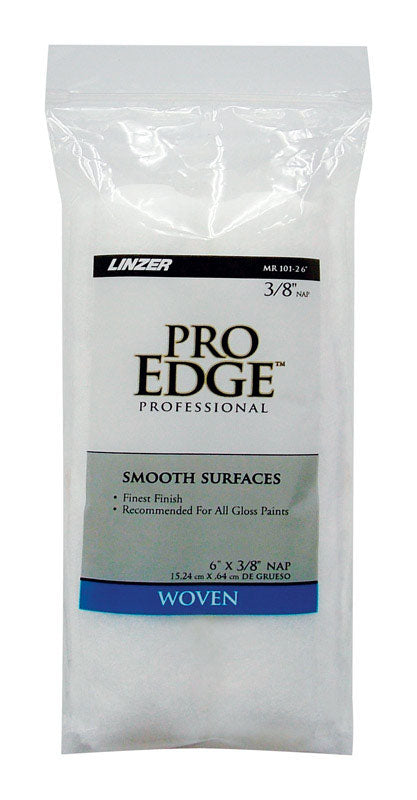 Linzer Pro Edge Woven 6 in. W x 3/8 in. Mini Paint Roller Cover 2 pk