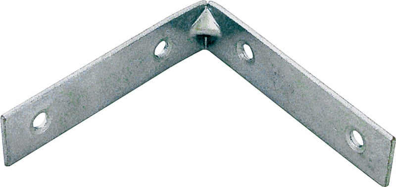 Mintcraft CB-Z06-013L Corner Brace, Steel, Zinc, 6" x1-1/8
