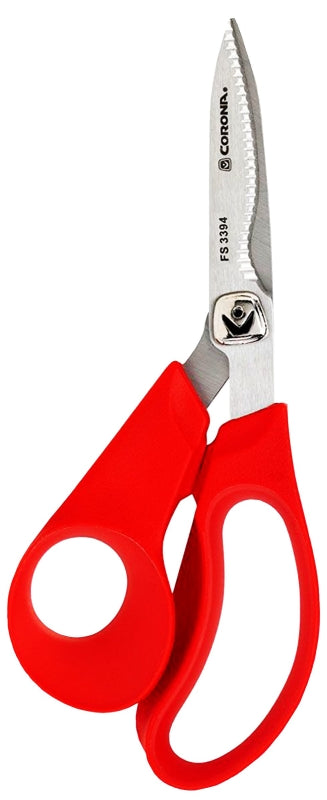 Corona Stainless Steel Floral Scissors, 3 Inch Blade, FS 4000,Red FS3394/FS4000