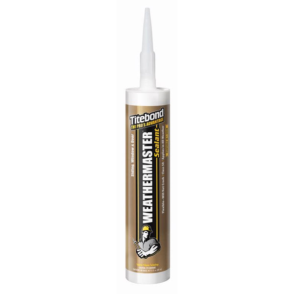 Titebond 44001 Franklin Weather Master Premium Polymer Sealant, 10.1 Oz, Cartridge, Liquid, White 44001A