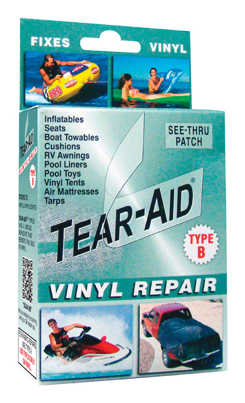 TEAR-AID Vinyl Repair Kit, Green Box Type B, Single