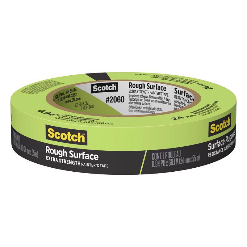 Scotch Rough Surface Painter's Tape 1 Inch Wide, 1 Roll 2060-24AP