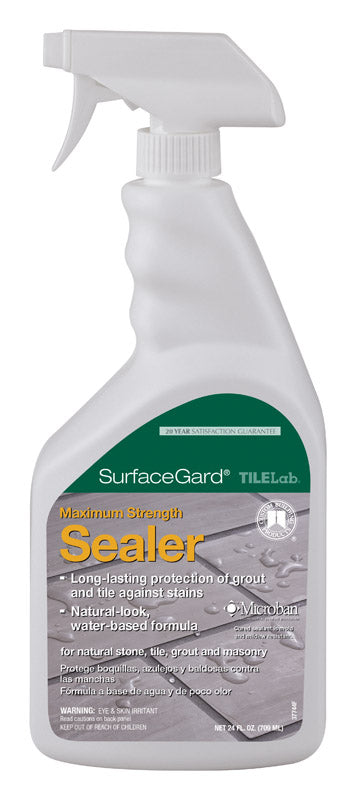CUSTOM BLDG PRODUCTS, 24 Oz, Clear TLSGS24Z 24-Ounce Surface Gard Sealer