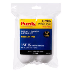 Purdy 140624013 Jumbo Mini White Dove Roller Replacements, 2-Pack, 4-1/2 inch x 1/2 inch nap 14G624013