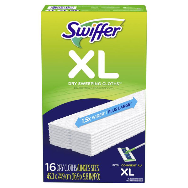 Swiffer Sweeper X-Large Dry Sweeping Cloth Refills Unscented 16 Count 80715512