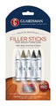 Guardsman Wax Wood Furniture Filler Sticks, Furniture Scratch Repair Kit for Wood Floors, Cabinets, Chairs, and Furnishings, 5 Colors 500300