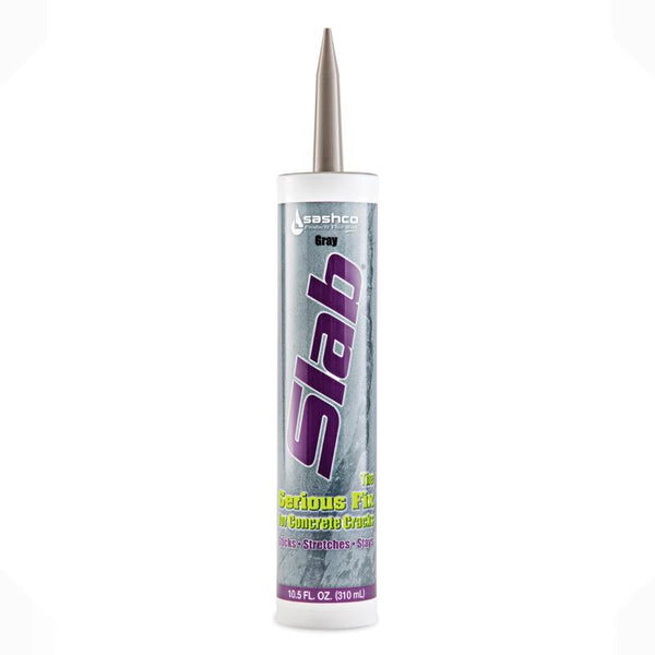 Sashco 16210 Slab Concrete Crack Repair Sealant, 10.5 oz Cartridge, Gray (Pack of 1)
