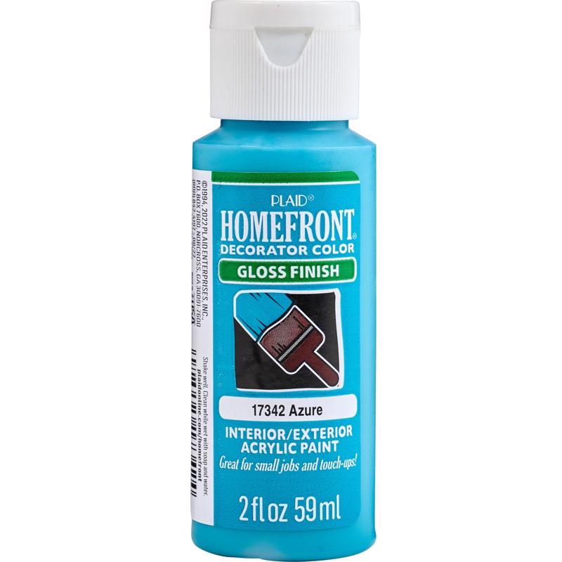 Homefront 17342 Decorator Color Interior/Exterior Acrylic Paint, 2 Oz (Pack of 3)