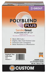 Custom PBPG6467-4 Polyblend Plus sanded grout Coffee Bean