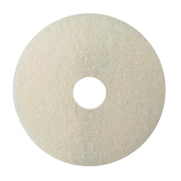 Ali Industries Gator 17 in. Dia. Non-Woven Natural/Polyester Fiber Floor Pad Disc White 6741
