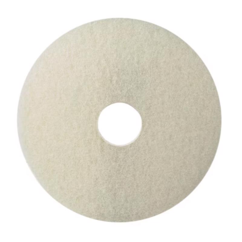 Gator 17 in. Dia. Non-Woven Natural/Polyester Fiber Floor Pad Disc White