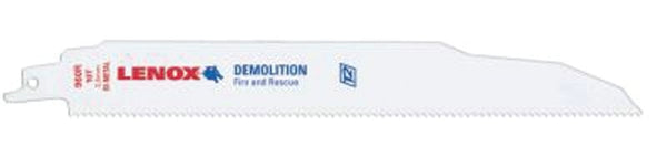 LENOX Tools Demolition Reciprocating Saw Blade with Power Blast Technology, Bi-Metal, 9-inch, 10 TPI 22762OSB960R