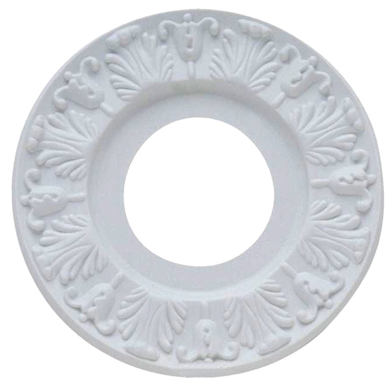 Westinghouse Lighting 7702700 Lighting Ceiling Medallions, Molded Plastic, 10 Inch Dia, 1 Pack, White Finish