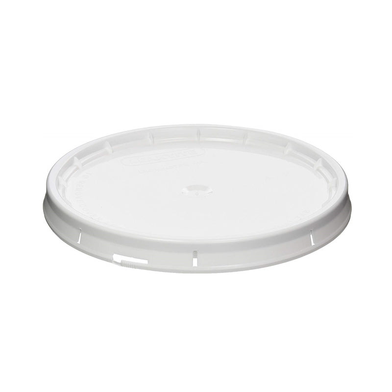Leaktite / IPL Global 10 Pack Black Polyethylene Flip Top Lid for 5 Gallon Food-safe Bucket