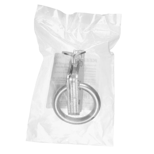Hampton Products International Keeper 2 in. W x 2 in. L E-Track O-Ring 2000 lb. 1 pk 47802