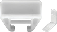 Prime-Line R 7221 21/32 In. x 1-1/8 In., White Drawer Guide Kit (2 Pack)