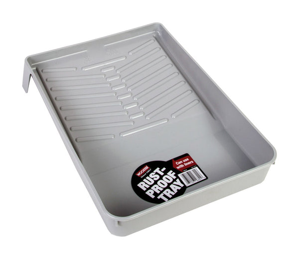 Wooster Brush BR549-11" Deluxe Plastic Tray, 11-Inch , Grey