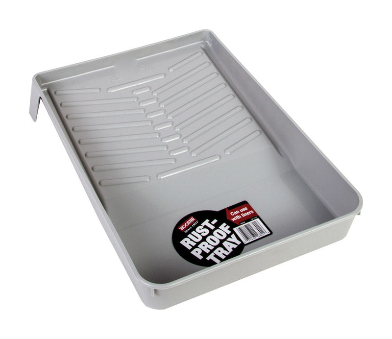 Wooster Brush BR549-11" Deluxe Plastic Tray, 11-Inch , Grey