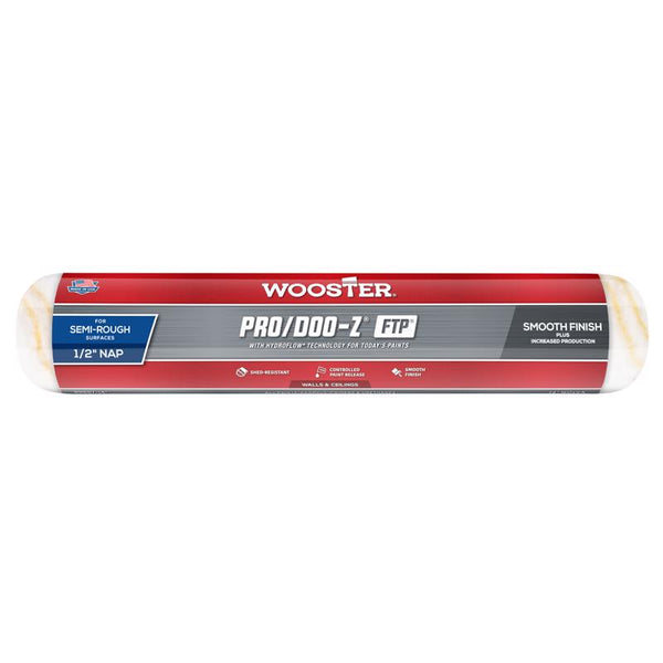 Wooster Brush RR667-14 Inch Pro Doo Z FTP Roller Cover, 1/2-Inch Nap