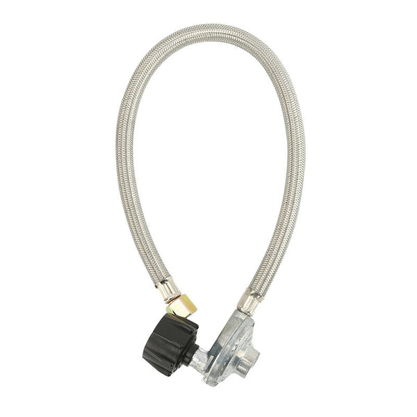 Mr. Bar-B-Q 152507 Stainless Steel Gas Hose & Regulator Silver 03037Y