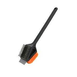 Dual Head Grill Brush with Scrub Pad