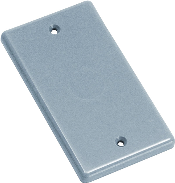 Thomas & Betts Carlon HB1BL Outlet Box Cover, Blank, 1 Gang, 4.3-Inch Length by 2.38-Inch Width