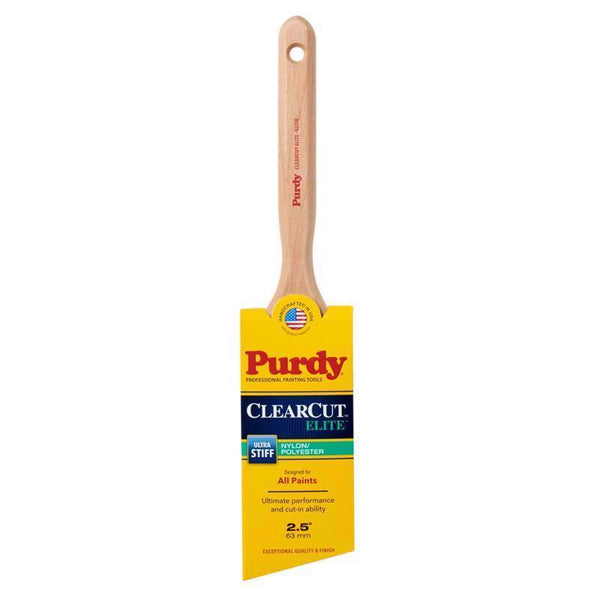 Purdy 144152825 Clearcut Elite Glide Angular Trim Brush, 2.5 inch