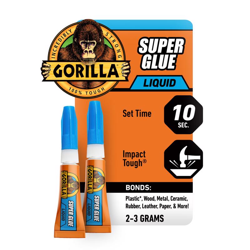 Super Glue, Instant Bonding, 2-3g Tubes