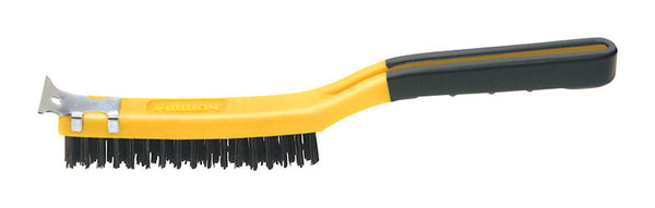 Allway 1 in. W x 13.5 in. L Carbon Steel Wire Brush with Scraper SB319