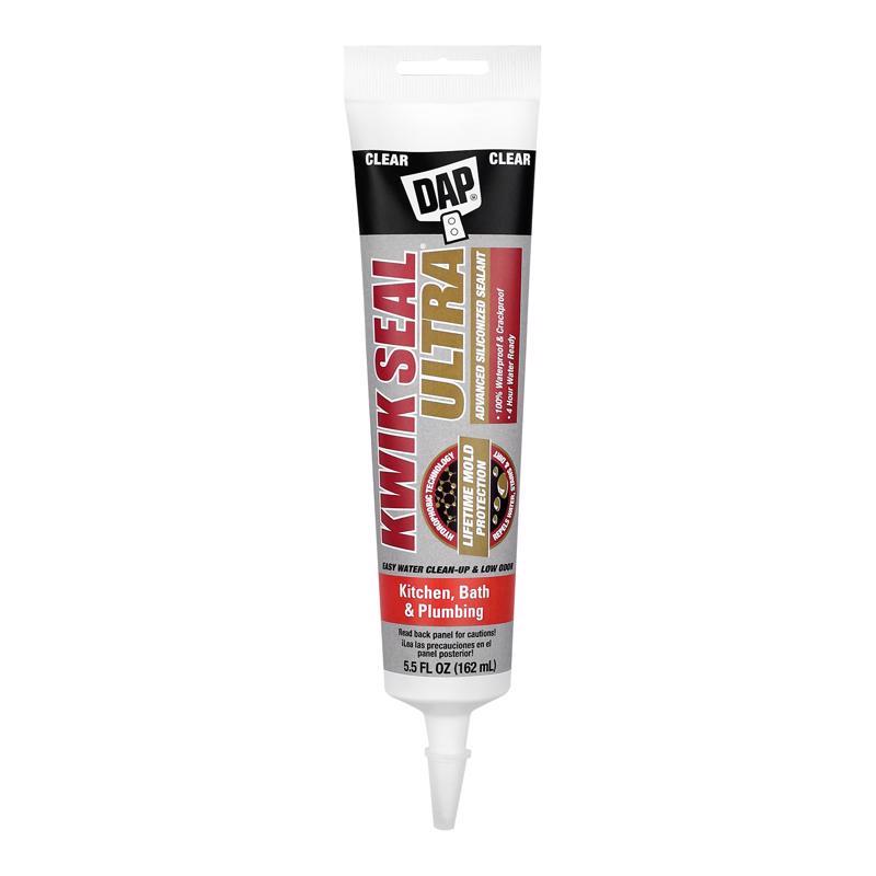 DAP 18895 Kwik Seal Ultra, 5.5 oz, Clear
