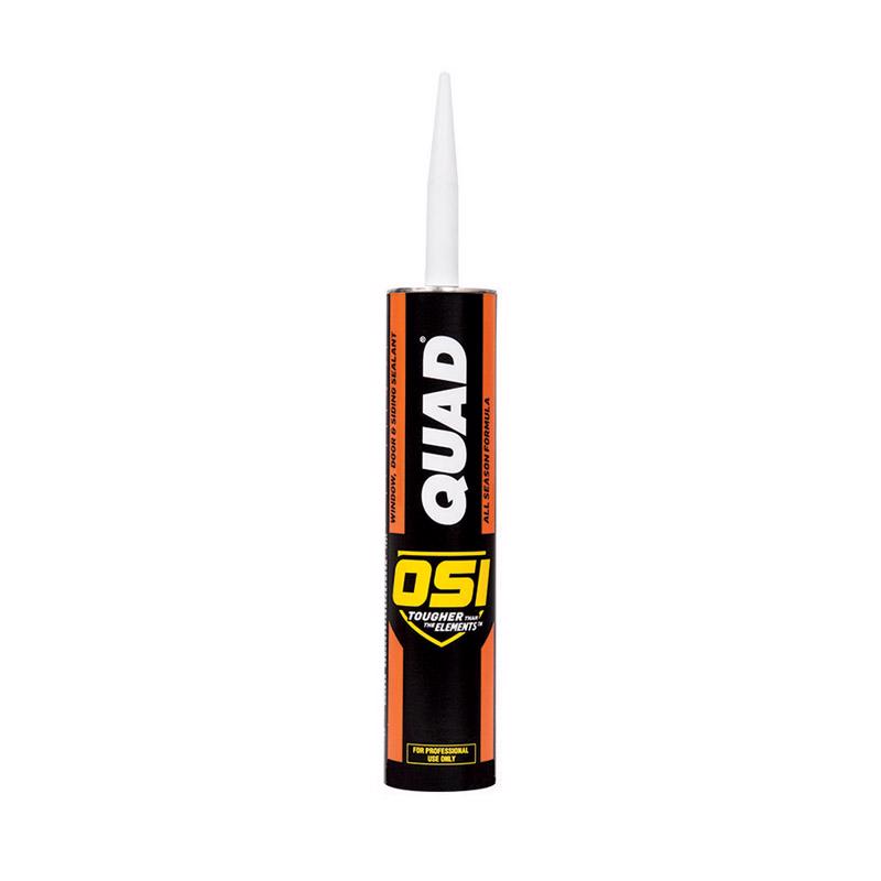 OSI 1637230 Quad Window, Door and Siding Sealant, 10, fl oz Beige 455