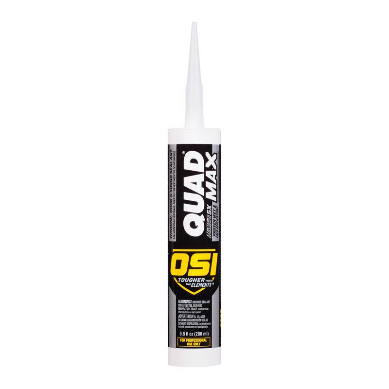 OSI Sealants 1868684 9.5 oz Quad Max Window, Door and Siding Sealant, White