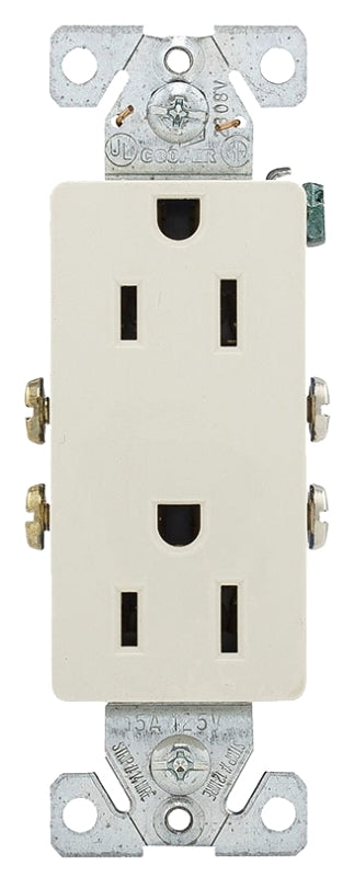 Cooper Wiring Devices Receptacle Deco Ag Lt Almond 1107-9LA