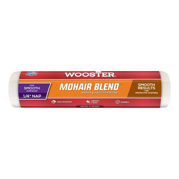 Wooster Brush R207-9 Mohair Blend Roller Cover 1/4-Inch Nap, 9-Inch 1