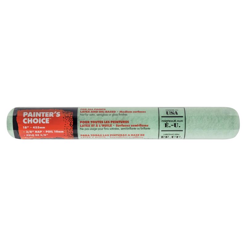 Wooster Brush R275-18 Painter's Choice Roller Cover, 3/8-Inch Nap, 18-Inch,Green