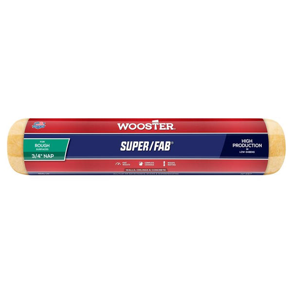 Wooster Brush R241-14 Super/Fab Roller Cover, 3/4-Inch Nap, 14-Inch